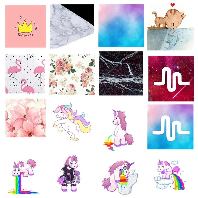 

2018 Original Phone Holder Expanding Stand and Grip Phone Holder For iphone 7 Marble Black Round 3mm Smartphone Stand