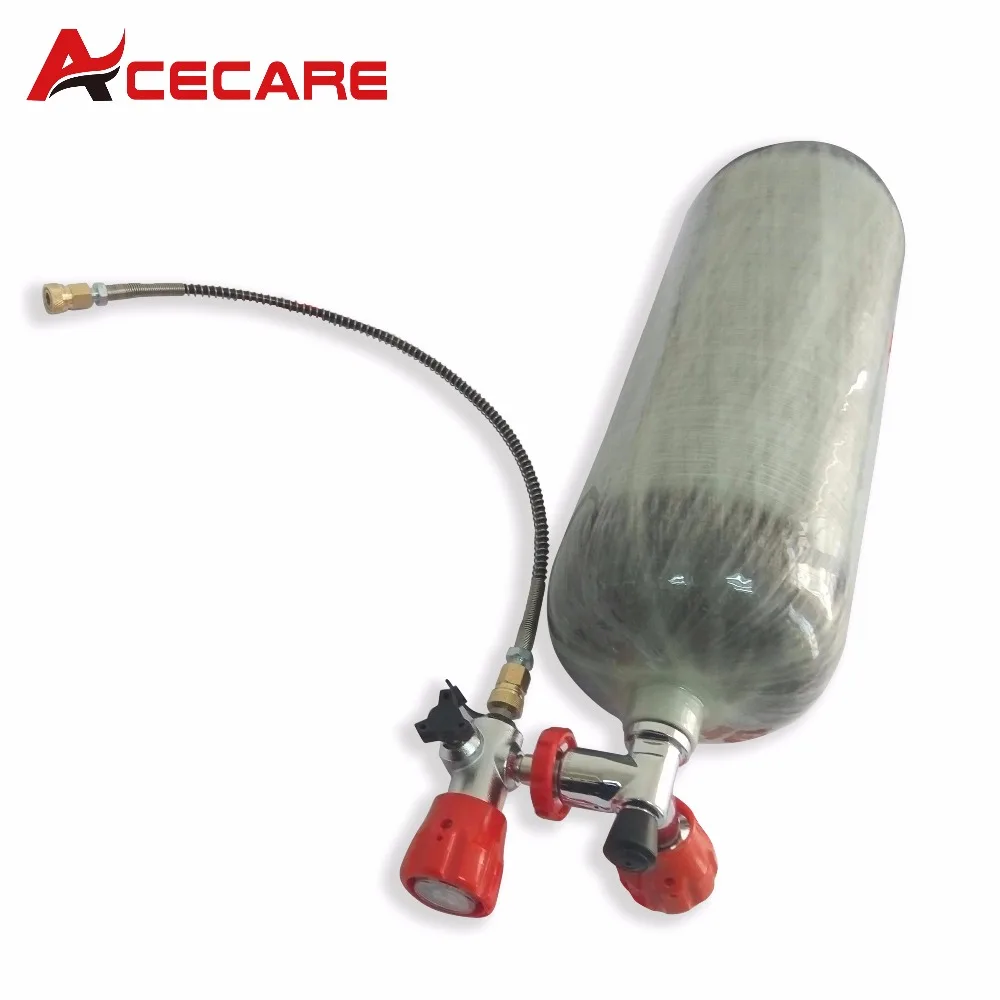 

AC290111 Sales Promotion 300Bar DOT Certification 9L 4500Psi for PCP Air Breathing Apparatus With Vavle And Filling Sration
