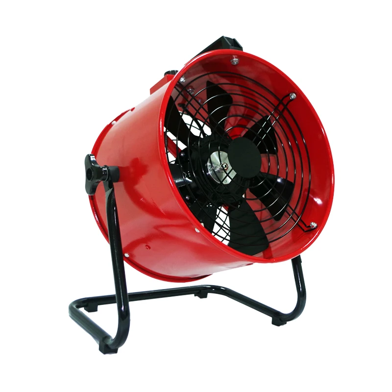 12 дюймов вентилятор портативный осевой вытяжной вентилятор стоящий экстрактор высокоскоростной вентилятор воздуха бесступенчатая