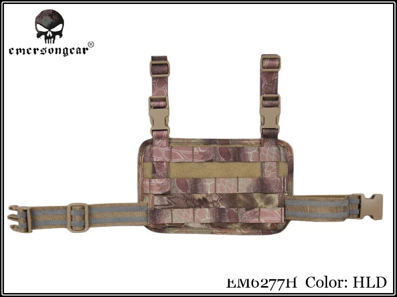 EMERSONGEAR модульная Rife ножная панель чехол тактический Molle Drop Leg Pouch охотничий пистолет кобура инструменты Molle Pouch EM6277 - Цвет: HLD