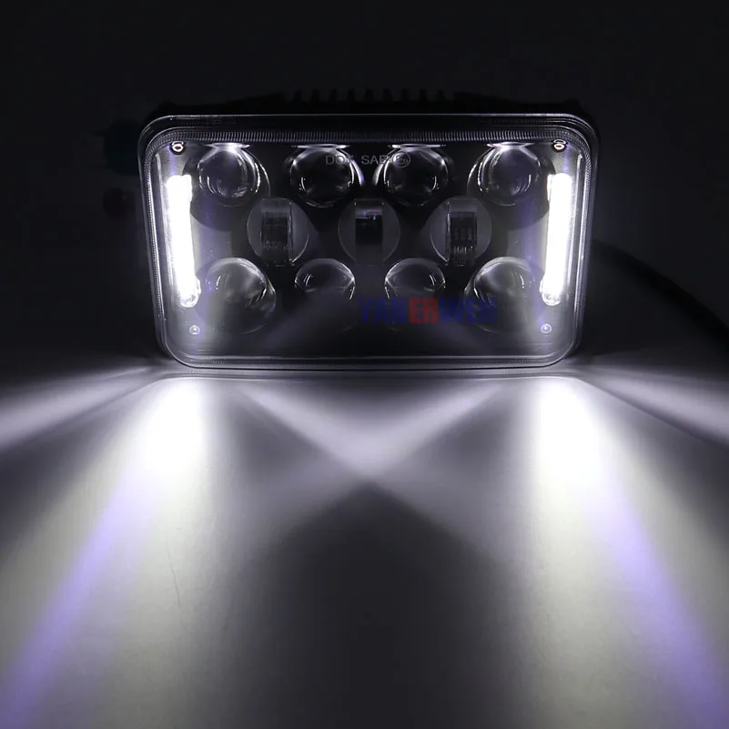 1 шт. 4x6 дюймов точечный одобренный налобный фонарь квадратный 5 '❠ Вт