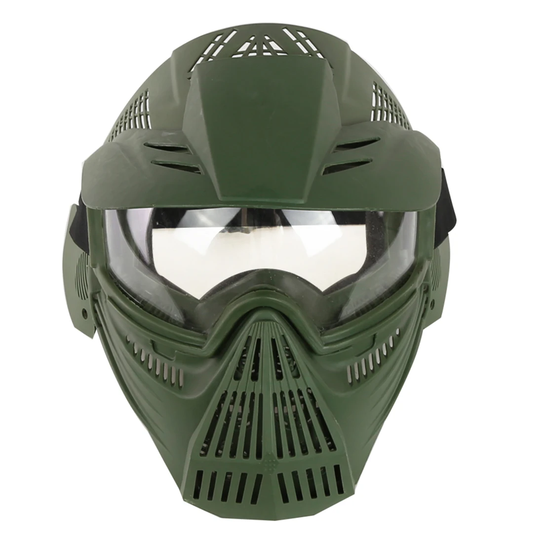 

NFSTRIKE Tactical Mask For Nerf CS Outdoor Game Soft Bullet Dart Leader Shaped Field Operation Protective Mask - Green