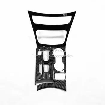

For Hyundai SantaFe 2019 Central Console Gear Shift Water Cup Holder Frame Panel Cover Trims ABS Chrome Car Interior Accessories