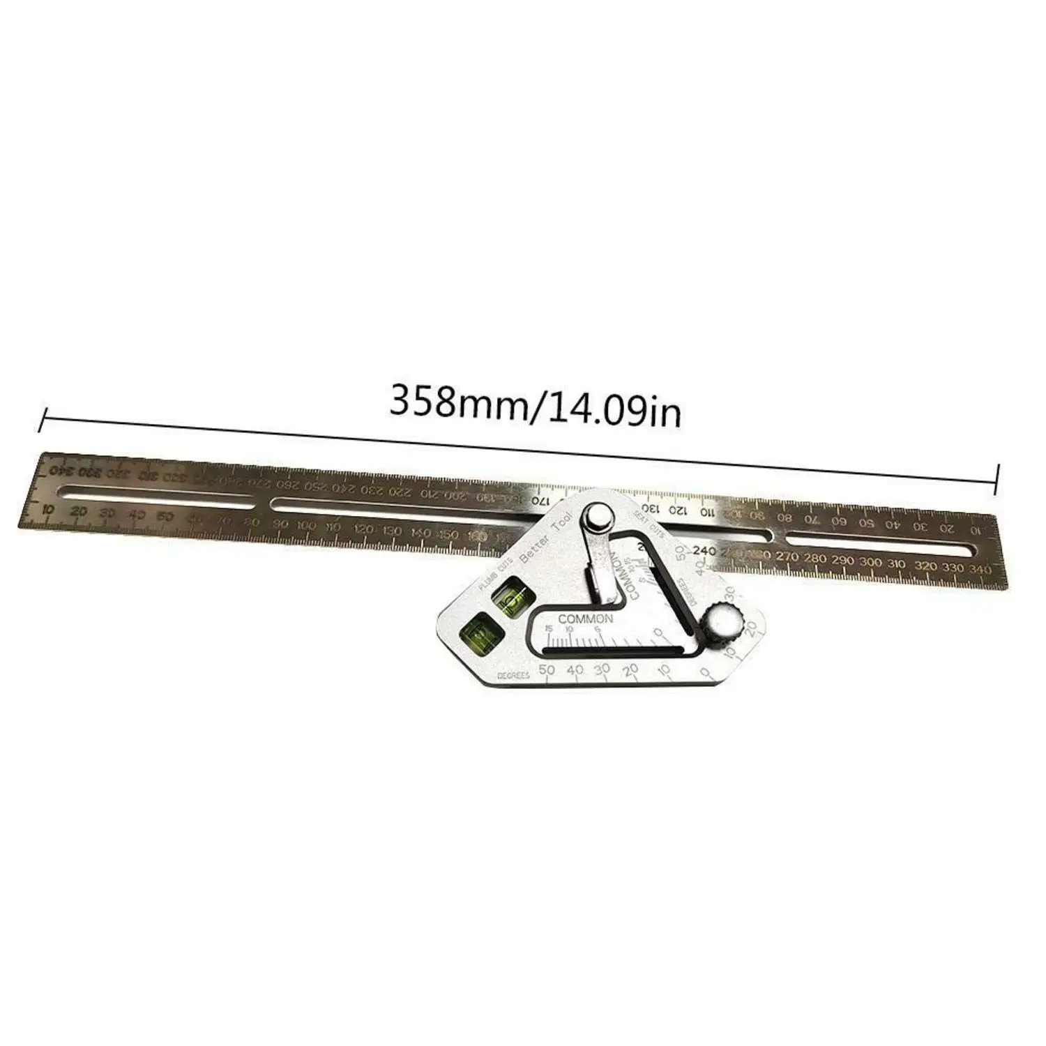 Multifunction Woodworking Triangle Ruler Angle Ruler Revolutionary Carpentry Measuring Tool Stainless Steel Aluminum Alloy