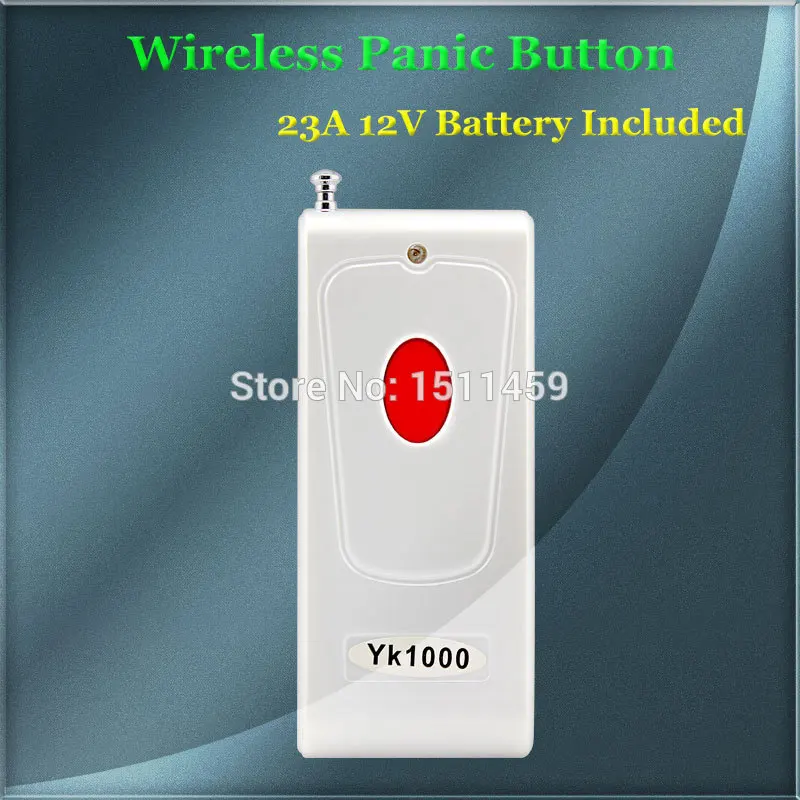 

Wireless Emergency Panic Button For GSM PSTN Home Alarm System Home Security Voice Burglar Smart Alarm System