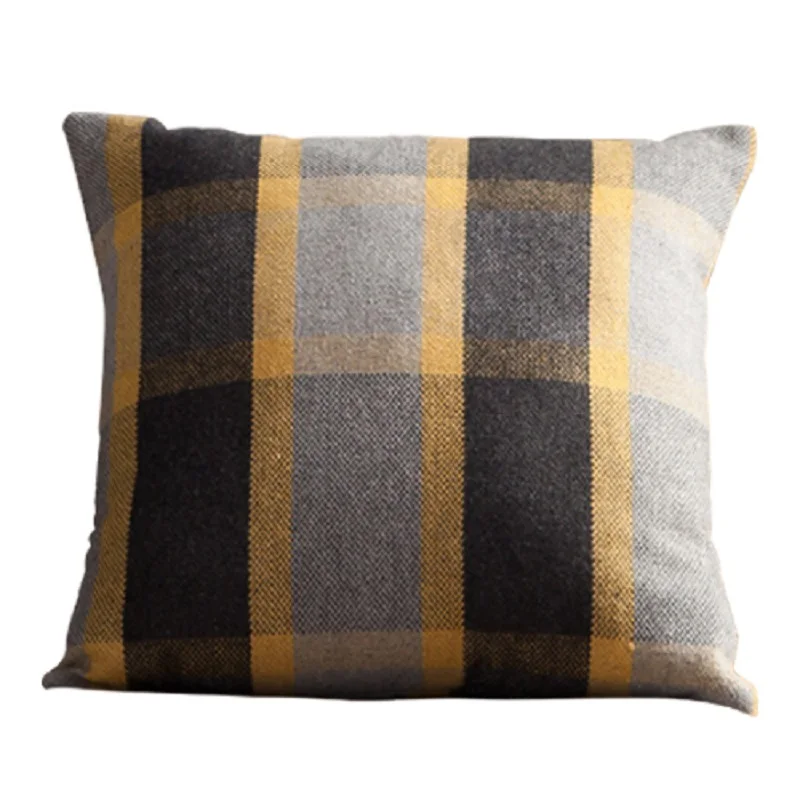 buiten klassieke plaid kussen innerlijke vulling 45 * 45 cm gebreide