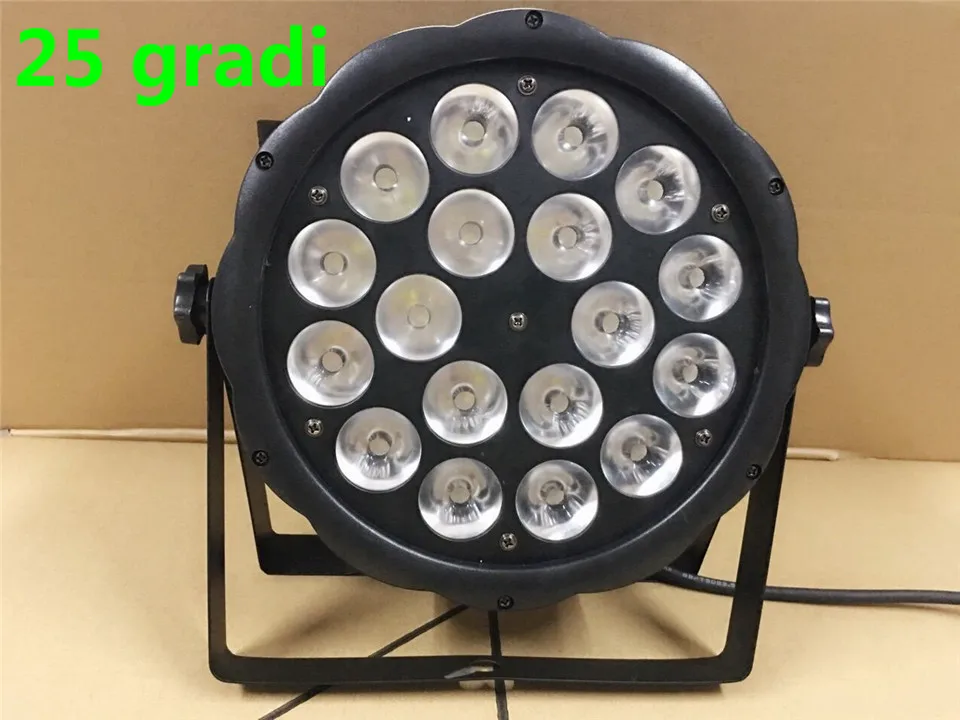 8 pz LED Par Luce 18x12 W + flightcase RGBW 4IN1 LED di Lusso DMX Led plano Par Luci dj 8 pz LED Par Luce 18x12 W + flightcase RGBW 4IN1 LED di Lusso DMX Led plano Par Luci dj