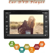 6.2 ”Pantalla Táctil de Coches Reproductor de DVD Bluetooth AM FM Radio Estéreo EQ Sub RSD iPod HD Auto control Del Volante automotriz + Remoto