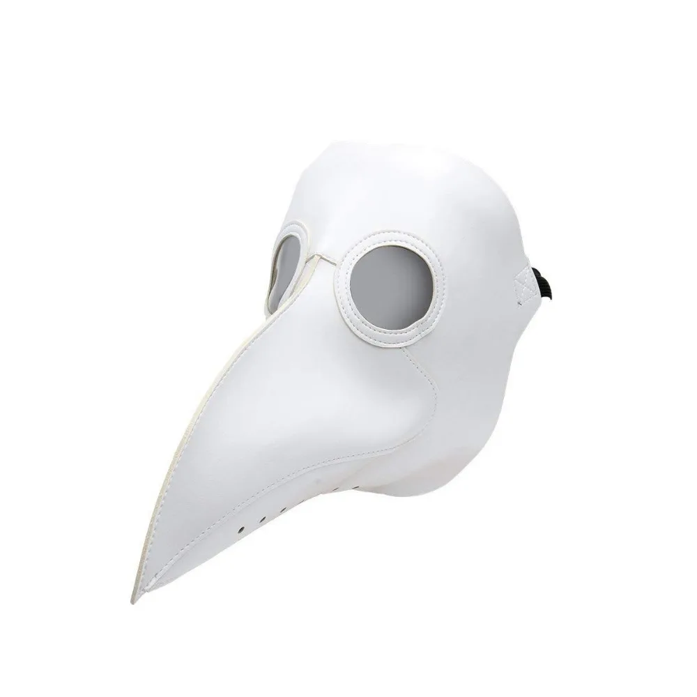 New plague doctor mask Beak Doctor Mask Long Nose Cosplay Fancy Mask Gothic Retro Rock Leather Halloween beak Mask