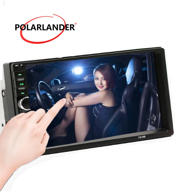 Автомагнитола с сенсорным экраном Bluetooth USB SD AUX FM видео MP4 MP5 поддержка камеры