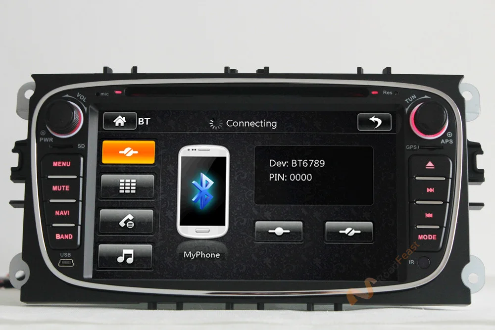 Автомагнитола RoadRision с gps навигацией для Ford Focus S max Kuga Mondeo RDS DVD мультимедийное
