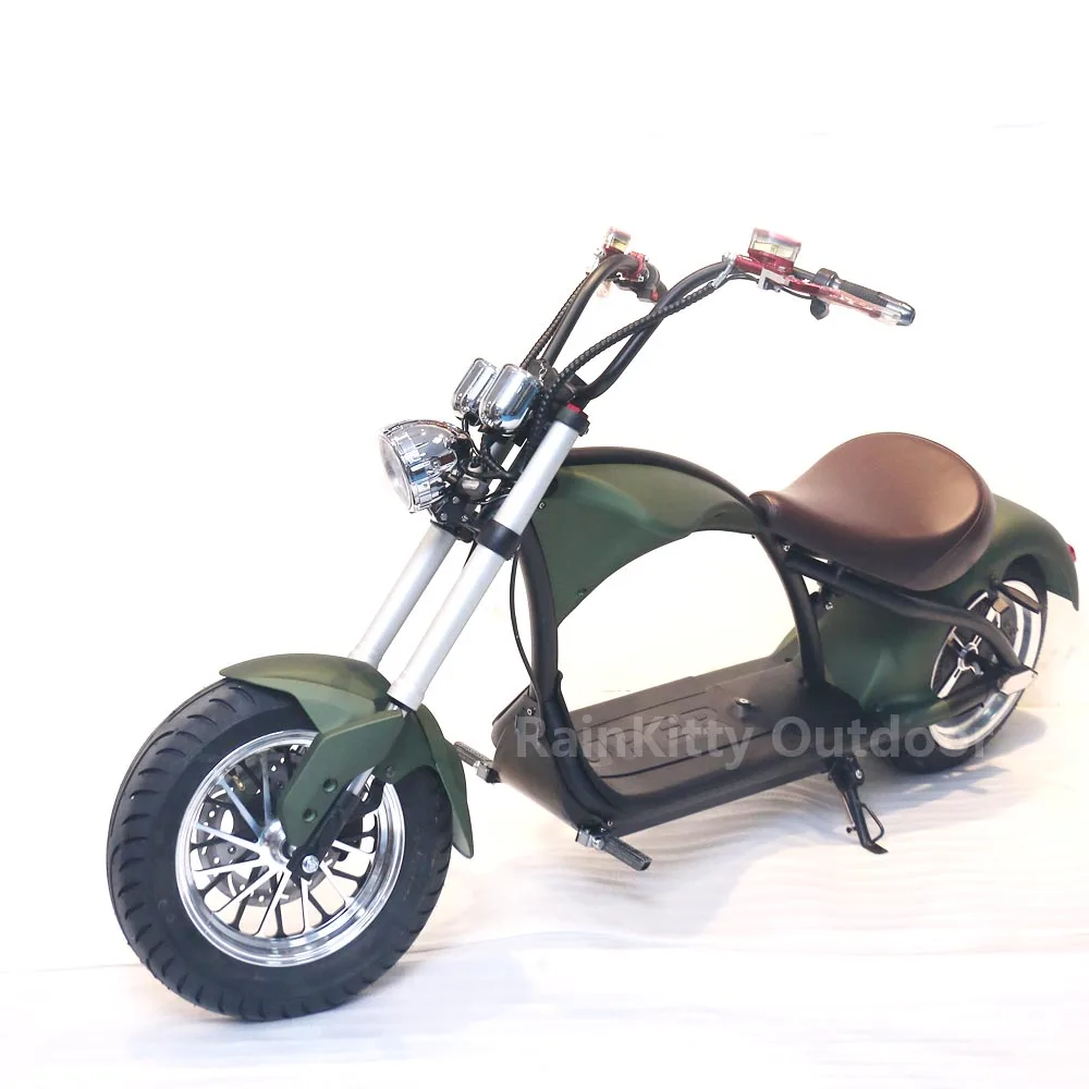 

Eu warehouse M1 gliding fat tire electric citycoco bike scooter 2000w 20ah