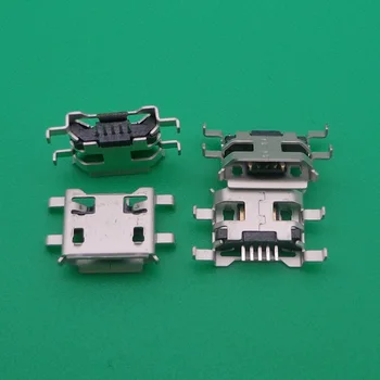 

100pcs Micro USB 5P,5-pin Micro USB Jack,5Pins Micro USB Connector Tail Charging port socket