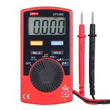 UNI-T UT120C Мини Карманный Цифровой Мультиметр Портативный Вольтметр Мультиметр Ом Универсальный Измеритель Амперметр Частотомер