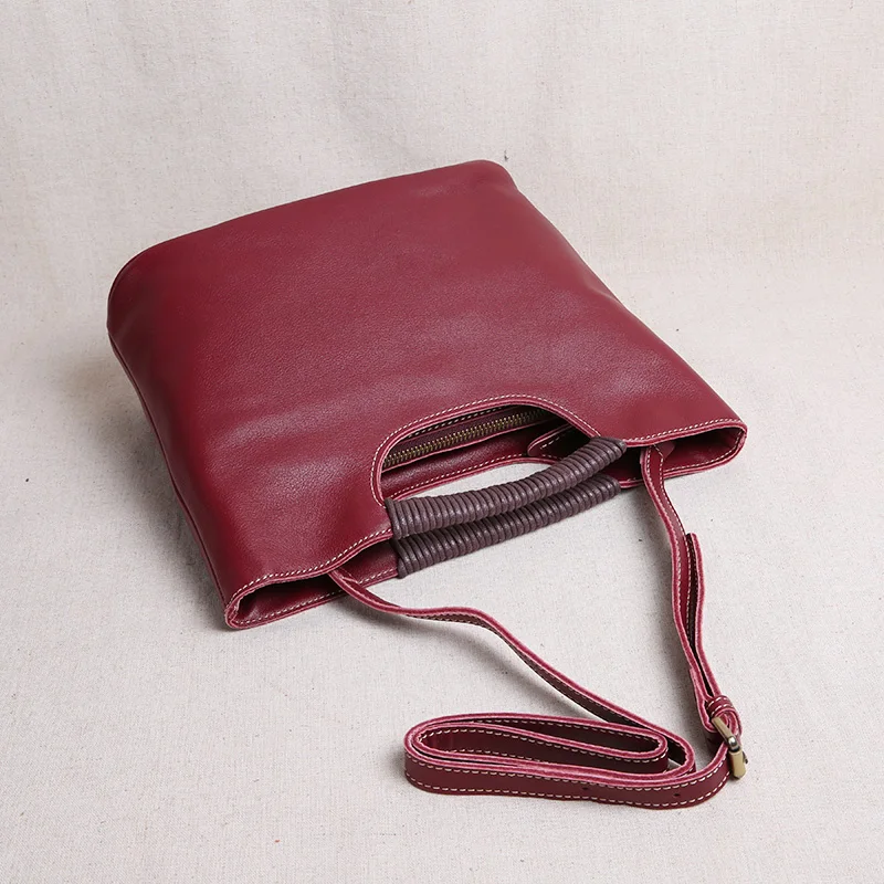 AETOO cowhide Leather handmade handbags women 2018 new fashion wild leather shoulder small flap Messenger bag handbag