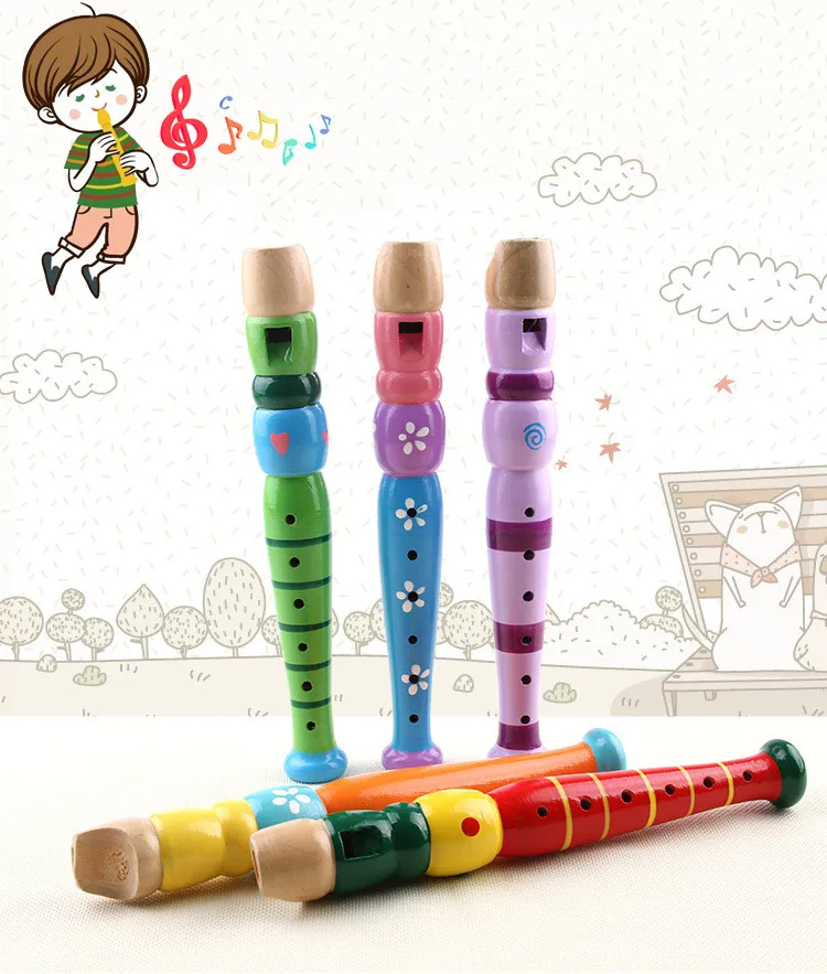 Kid Children Piccolo Flute Musical Instrument Plastic Early Education
