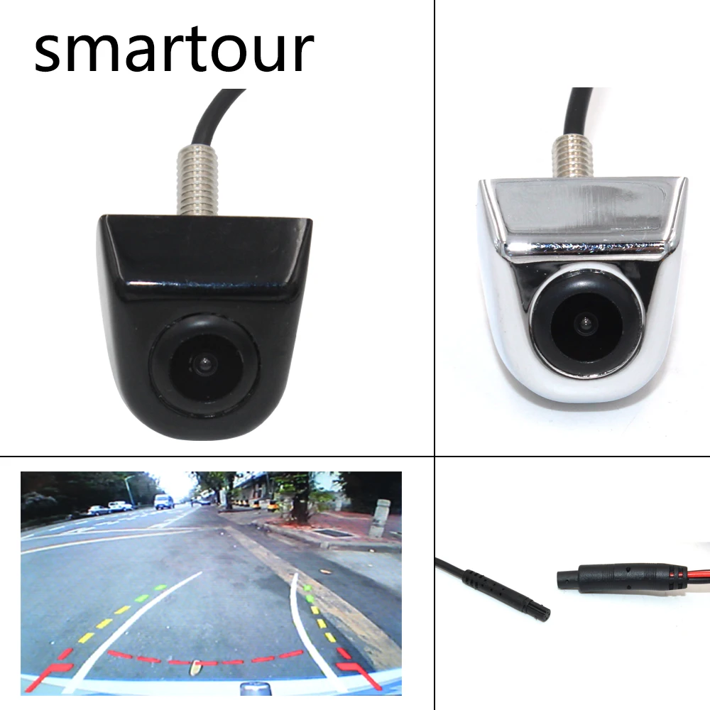 

Smartour Car Dynamic Trajectory Moving Guide Parking Line Rear View Reverse Backup Tracks Camera For Android DVD Monitor