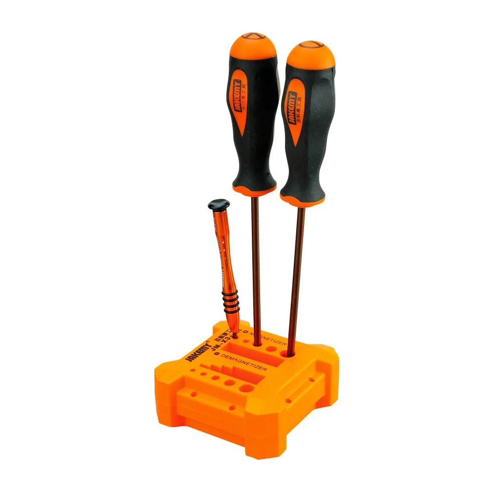 

JAKEMY 1pc Multi Holes Site Magnetizer Demagnetizer Degausser Tool for Electric or Manual Screwdriver Tips Bits and Small Tool