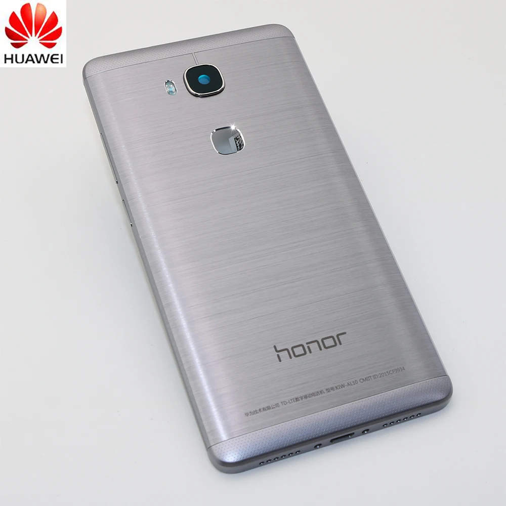 

Original For Huawei Honor 5X X5 GR5 Rear Back Battery Cover Housing with Power Volume Button + Camera Lens Back Cover Door