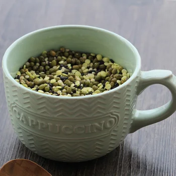 

Christmas Gift Creative Europe Cameo blue blue/white ceramic mugs cups with handgrip porcelain drinkware big coffee mug milk mug