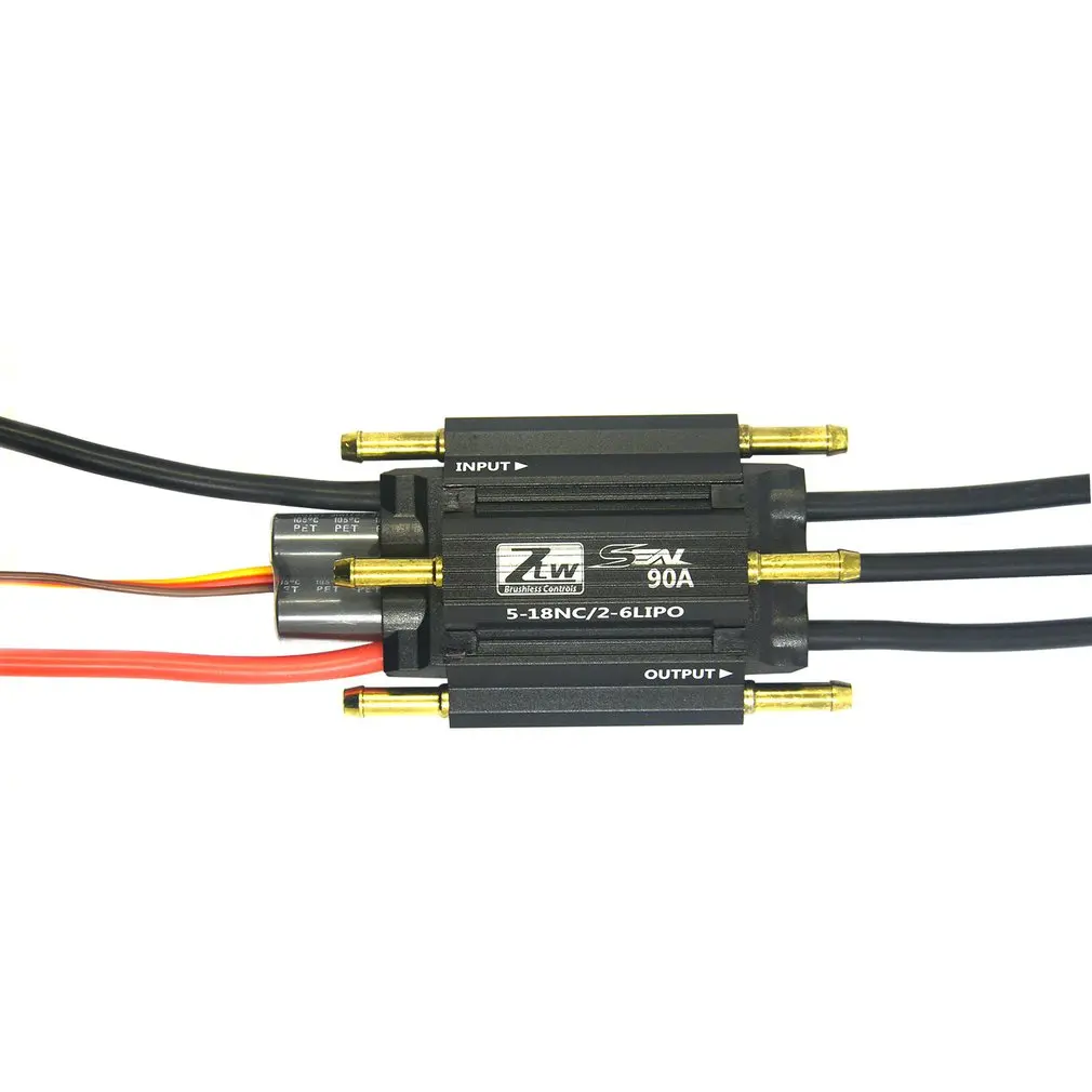 

MYSTERY 90A 2-6S Lipo 5-18 NC 5.5V/3A Seal-Series Brushless ESC Electronic Speed Controller for RC Boat Racing Model Toys Parts