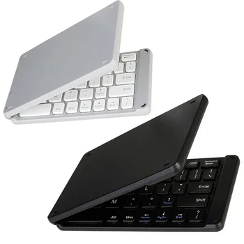 

wireless folding Bluetooth keyboard Light and Handy Bluetooth 3.0 Folding Keyboard Foldable BT Wireless Keypad for phone laptop