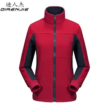 DIRENJIE зимняя женская ветрозащитная теплая Треккинговая походная куртка из флиса, женские кемпинговые утепленные куртки, пальто