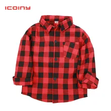 Акция; рубашки для мальчиков; классическая клетчатая рубашка; фланелевые детские хлопковые рубашки для От 2 до 9 лет; детская одежда для мальчиков; блузки для девочек; Одежда для младенцев