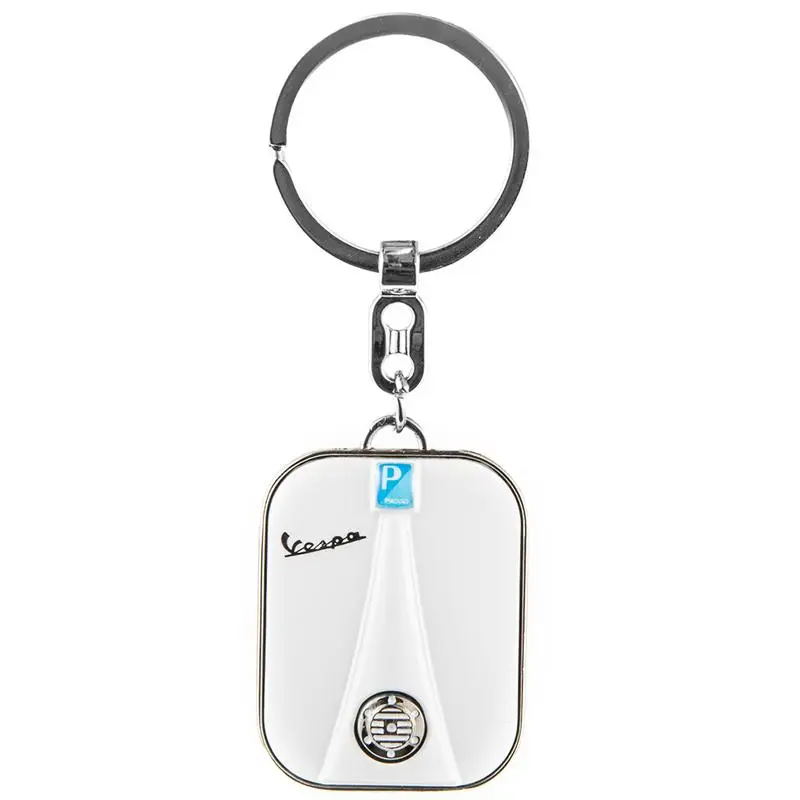 Motorcycle Key Chain Key Rings For VESPA LX Sprint Primavera GTS300 Keyring llavero Vespa Porte Clef Moto Keychain Sleutelhanger - Color Name: C