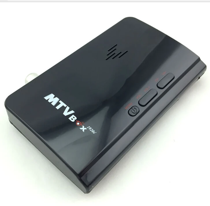 Baratos 1080P caja LCD TV externa HD LCD CRT VGA TV externa sintonizador MTV caja de ordenador receptor sintonizador AV a VGA con Control remoto STBS798