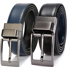 New Fashion Male Reversible Leather Belt Men Business Trouser Belt Genuine Men Leather Belts For Jeans 85cm To 160cm New Fashion Male Reversible Leather Belt Men Business Trouser Belt Genuine Men Leather Belts For Jeans 85cm To 160cm