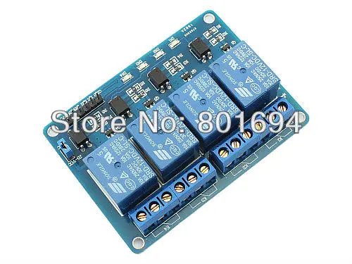 

4 Channels 12V Voltage Relay Module with Optocoupler For PIC ARM AVR DSP SRD-12VDC-SL-C