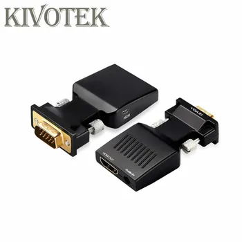 

VGA to HDMI Converter With Audio Full HD Vga to Hdmi Adapter with Video Output 1080P HD for PC Laptop hdmi to vga Free Shipping