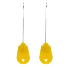 2 шт. нержавеющая сталь приманка Сращивание игла рыболовная игла для приманки бойлов крючок игла