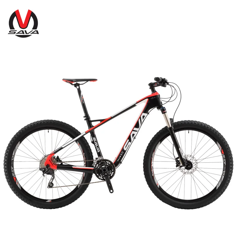 Горный велосипед SAVA Plus3.0 горный 29/27.5 углеродное волокно mtb 29 с Shimano deore 27 5 29|brake