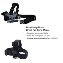 Feocont Gopro Accessories Set Helmet Strap Mount Suitable to Go pro Hero5 5s 4 3 SJ4000 SJCAM xiaomi yi 2 Camera