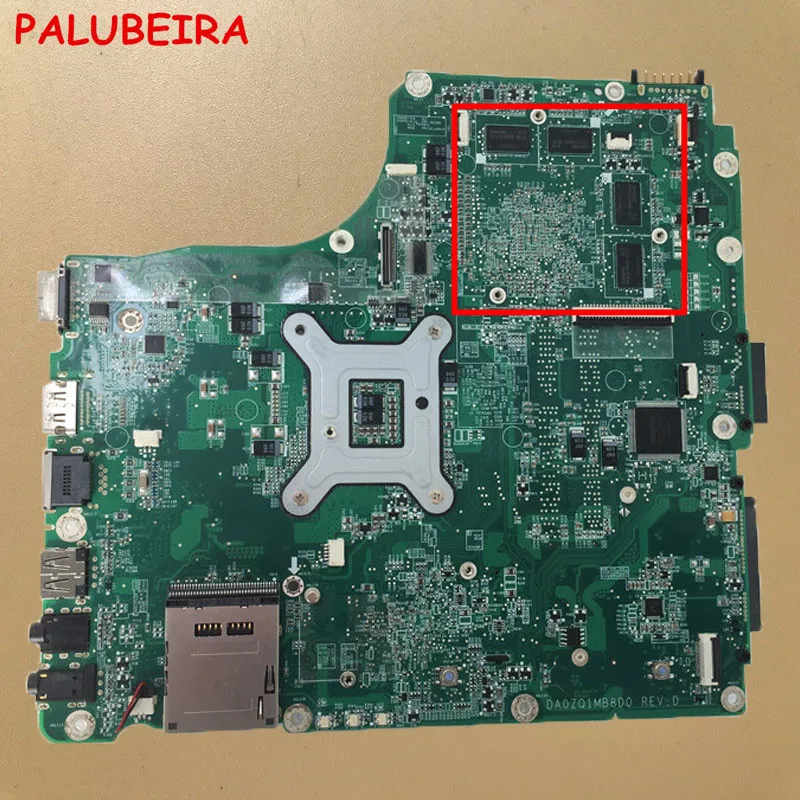 PALUBEIRA DA0ZQ1MB8D0 REV D MBPVL06001 MB. pvl06001 для acer aspire 4820 4820TG материнская плата HM55 протестирована работает идеально