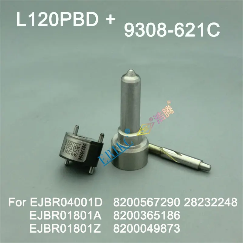 Комплект для капремонта топлива ERIKC 7135 647 ( L120PRD и 9308 621C) инжектора EJBR04001D EJBR01801A