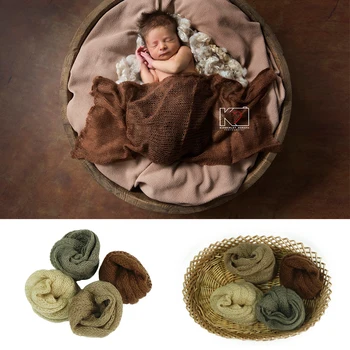 

2019 New Pack Stretch Mohair Wrap Newborn Photography Props Baby Photo Shoot Accessories Photograph For Studio fotografia