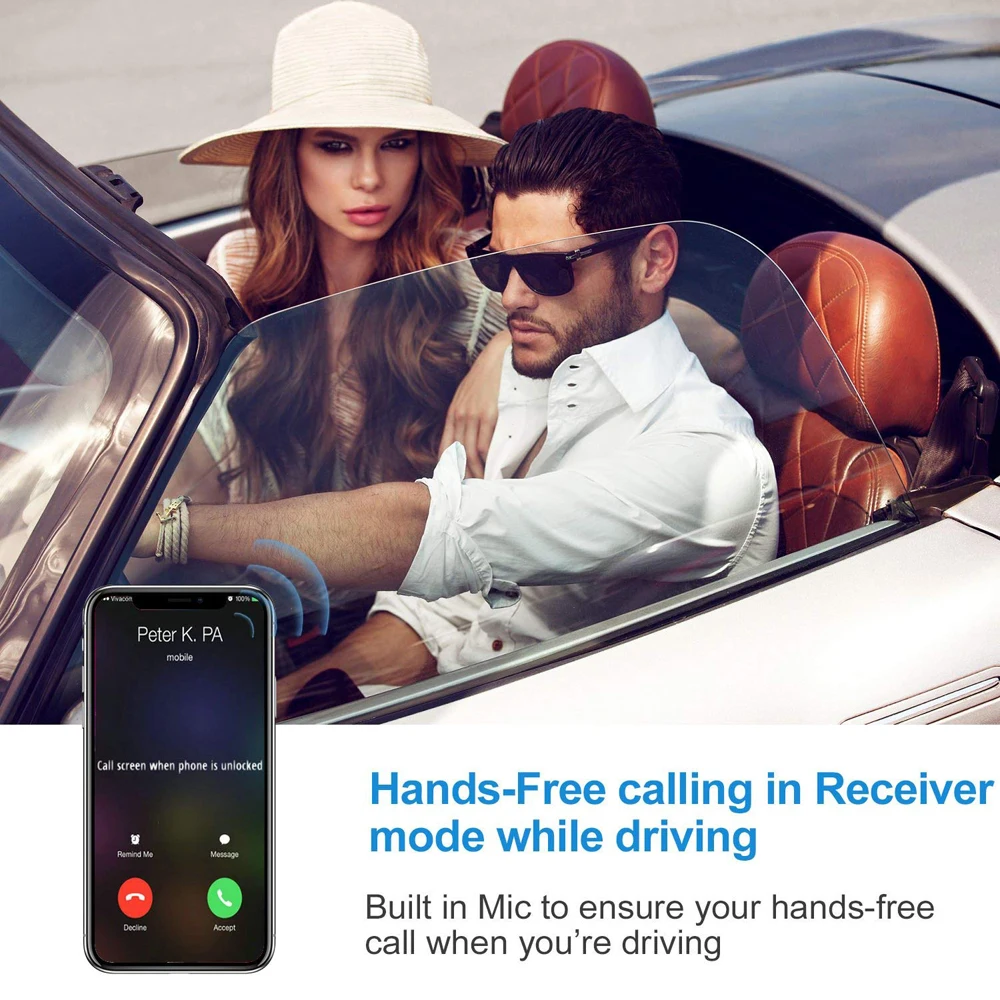 Hevaral Bluetooth приемник APTX 3,5 мм разъем Bluetooth 4,2 адаптер NFC Hi-Fi стерео музыка Handsfree автомобильный беспроводной рецептор наушники