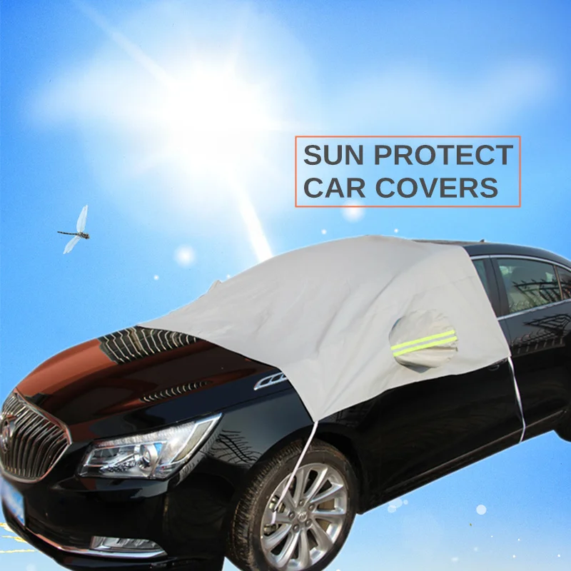 

Car Accessories Universal PEVA Cotton Car Covers Waterproof Snow Protect Cover Sun Protection Clothing with Ear Autocovers