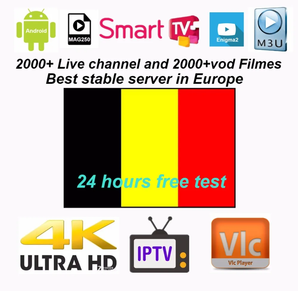 

Belgium IPTV Europe IPTV French IPTV 2000+ live Free VOD Support Android m3u enigma2 mag250 TVIP 2000+Vod supported