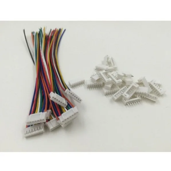 

20 SETS Mini Micro JST 2.0 PH 7-Pin Connector plug with Wires Cables 100MM 10CM