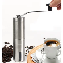 Convenient Stainless Steel Manual Coffee Grinder ,Coffee Machine Portable Mill idea for home and travel