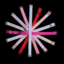 34 см конфетный Цвет Двойной плечевой регулируемый ремень грудной ремень неоновый цвет эластичный бюстгальтер ремень разноцветное нижнее белье