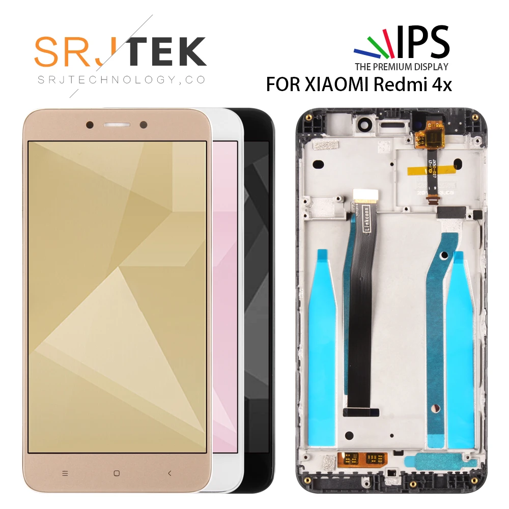 

5.0" Global Version 625 LCD For XIAOMI Redmi 4X Display Touch Screen Digitizer Replacement Parts For Redmi 4X LCD Display