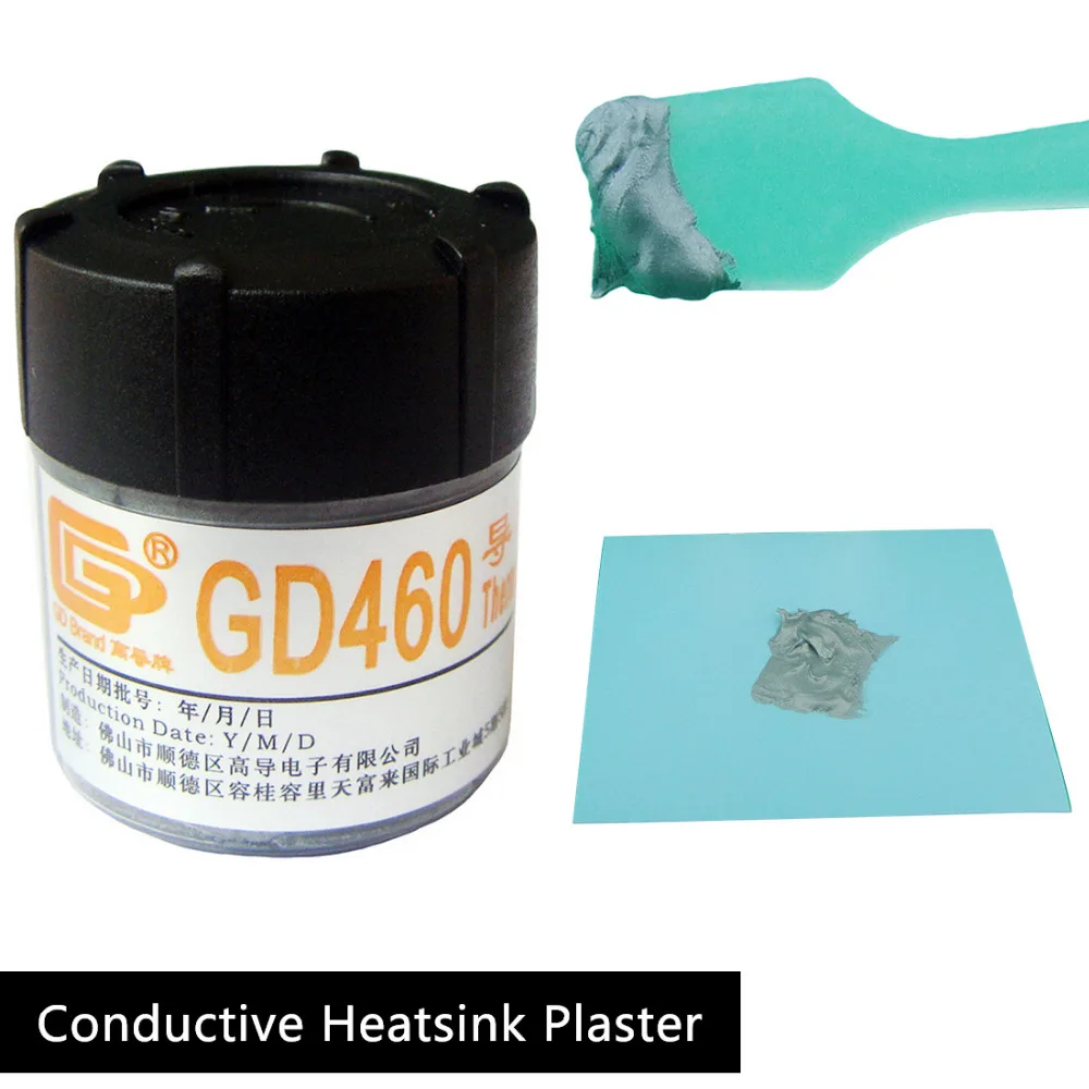 

NOYOKERE Good Sale Thermal Conductive Grease Paste Silicone GD460 Heatsink Compound Net Weight 20 Grams For CPU processor
