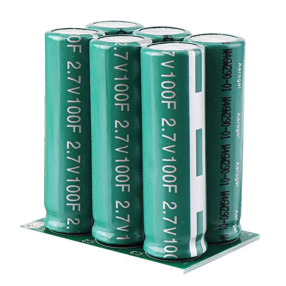 

Automotive Rectifier 16V16.6F Super Capacitor Low Temperature Starter 2.7V100F Ultracapacitor With Protection Board