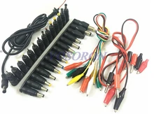 Универсальный AC DC Jack Зарядное устройство Разъем для ноутбуков/Тетрадь AC DC Адаптеры питания с кабелем 1 компл./38 шт.