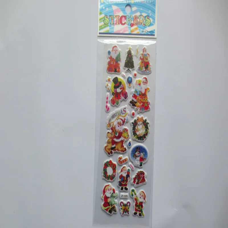 10 листов Санта Клаус наклейки для детей каваи Рождественский Снеговик дневник в стиле Скрапбукинг DIY наклейки Канцелярия школа питания